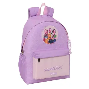 Safta K-Pop Demon Hunters Mochila Acolchada para Portátiles hasta 14.1" Color Lavanda