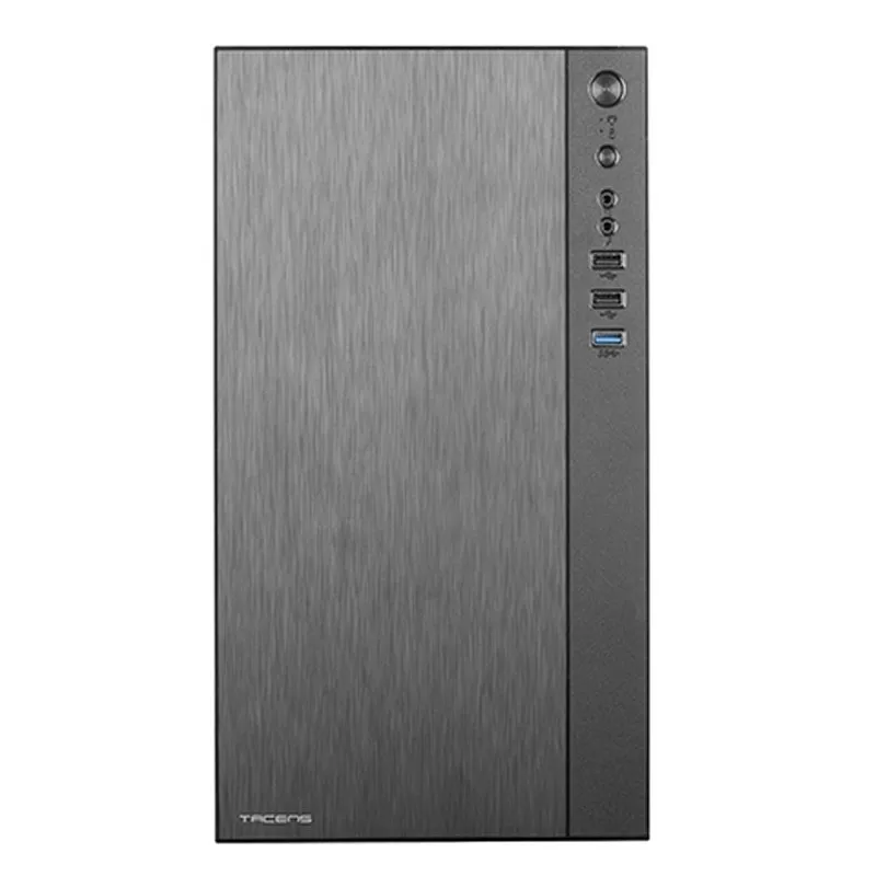 TACENS Anima ACX Premium MicroATX Caja Negra con Ventilador 12cm y Fuente 500W USB 3.0