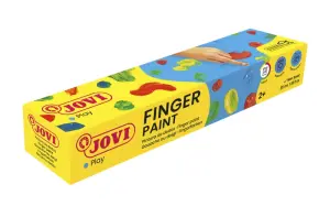 Jovi Estuche de 5 Botes de 35ml Pintura de Dedos Lavable - Ingredientes Naturales