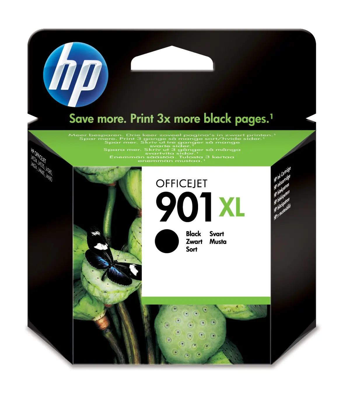HP Tinta Negra Nº 901 XL Compatible OfficeJet J4524 J4580 J4624 J4680