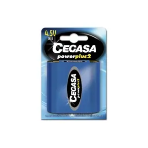 Cegasa Power Plus 2 Pack Pila 3R12 4.5V Salina para Aparatos de Bajo Consumo