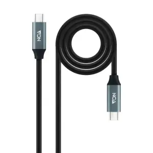 Nanocable Cable USB 3.2 Gen2x2 100W 4K/60Hz USB-C M/M 3m Negro