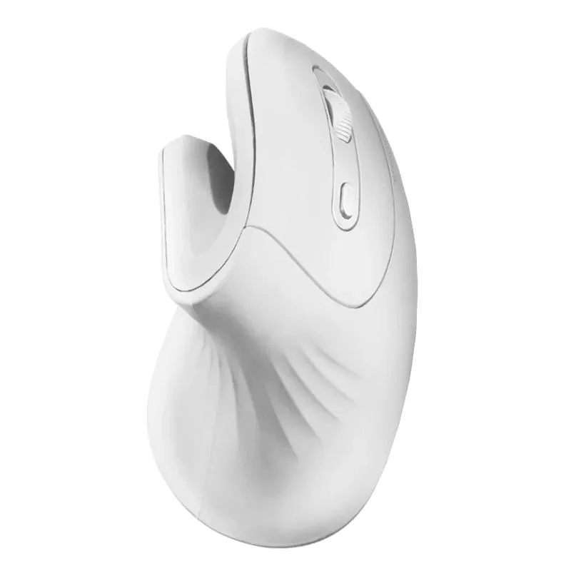 Mars Gaming MMWERGOPROW Blanco - Ratón Inalámbrico Ergonómico
