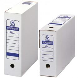 Dohe Caja Archivo Definitivo Folio Prolongado Cartón Blanco Pack 50 Ud
