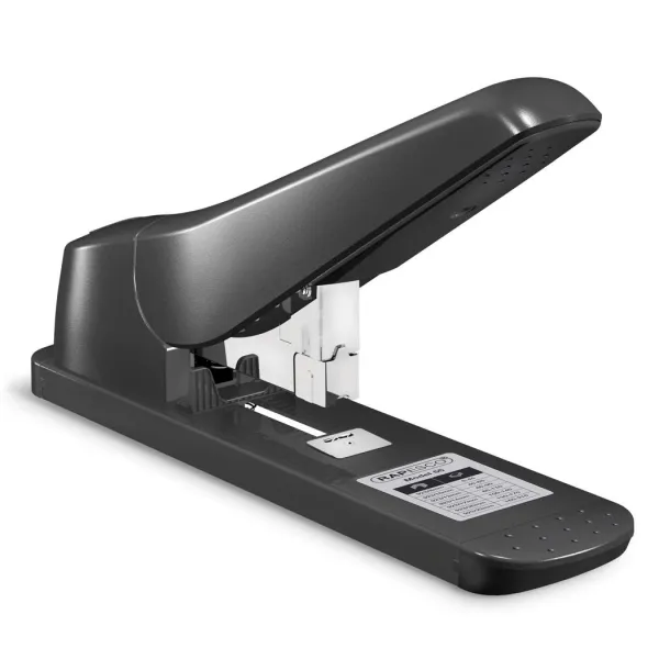 Rapesco Grapadora AV-55 para Gruesos, Capacidad 210 Hojas, Carga Trasera, Negro