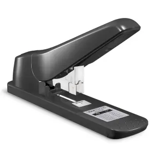 Rapesco Grapadora AV-55 para Gruesos, Capacidad 210 Hojas, Carga Trasera, Negro