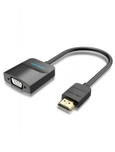 Vention Conversor HDMI Macho a VGA Hembra 0.15m Negro