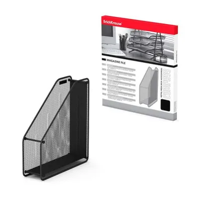 Erichkrause Revistero Compass Classic - Funcional, Practica Y Moderna - Acero Inoxidable - Color Negro