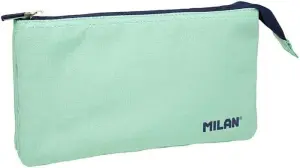 Milan Estuche Portatodo 5 Compartimentos Tejido Resistente Verde 22x12x4cm