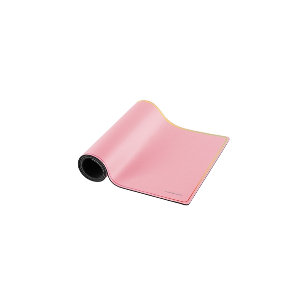 Mars Gaming Mmp224 Alfombrilla Extragrande - Base Antideslizante - Superficie Nanotextil Flexible - 880X330X3Mm - Color Rosa