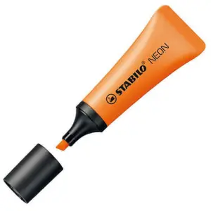 Stabilo Neon 72 Marcador Fluorescente Naranja - Trazo 2-5mm - Tinta a Base de Agua