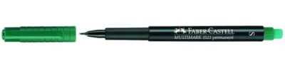 Faber-Castell Multimark Rotulador Permanente 0.4mm Verde con Goma de Borrar