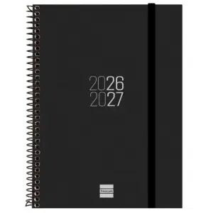 FINOCAM AGENDA ESPIR PARA ESTUDIANTES ESPIRAL E10-155X212MM SVH NEGRO CURSO 2026-2027