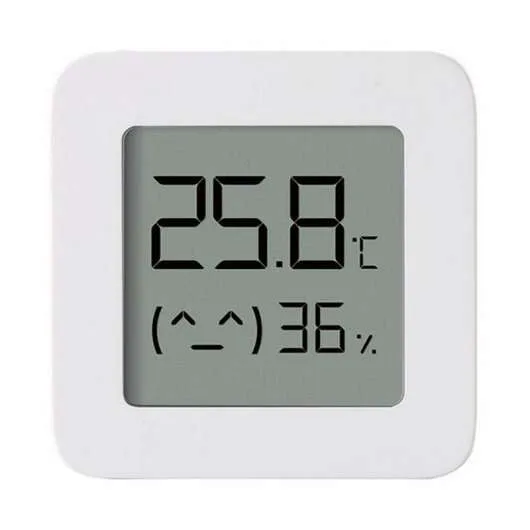 Xiaomi Mi Home Monitor 2 Termómetro Higrometro Bluetooth 4.2 Pantalla LED 1.5" Blanco