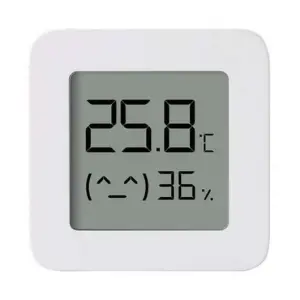 Xiaomi Mi Home Monitor 2 Termómetro Higrometro Bluetooth 4.2 Pantalla LED 1.5" Blanco