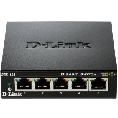 D-Link Dgs-105 Switch 5Xgb Metal