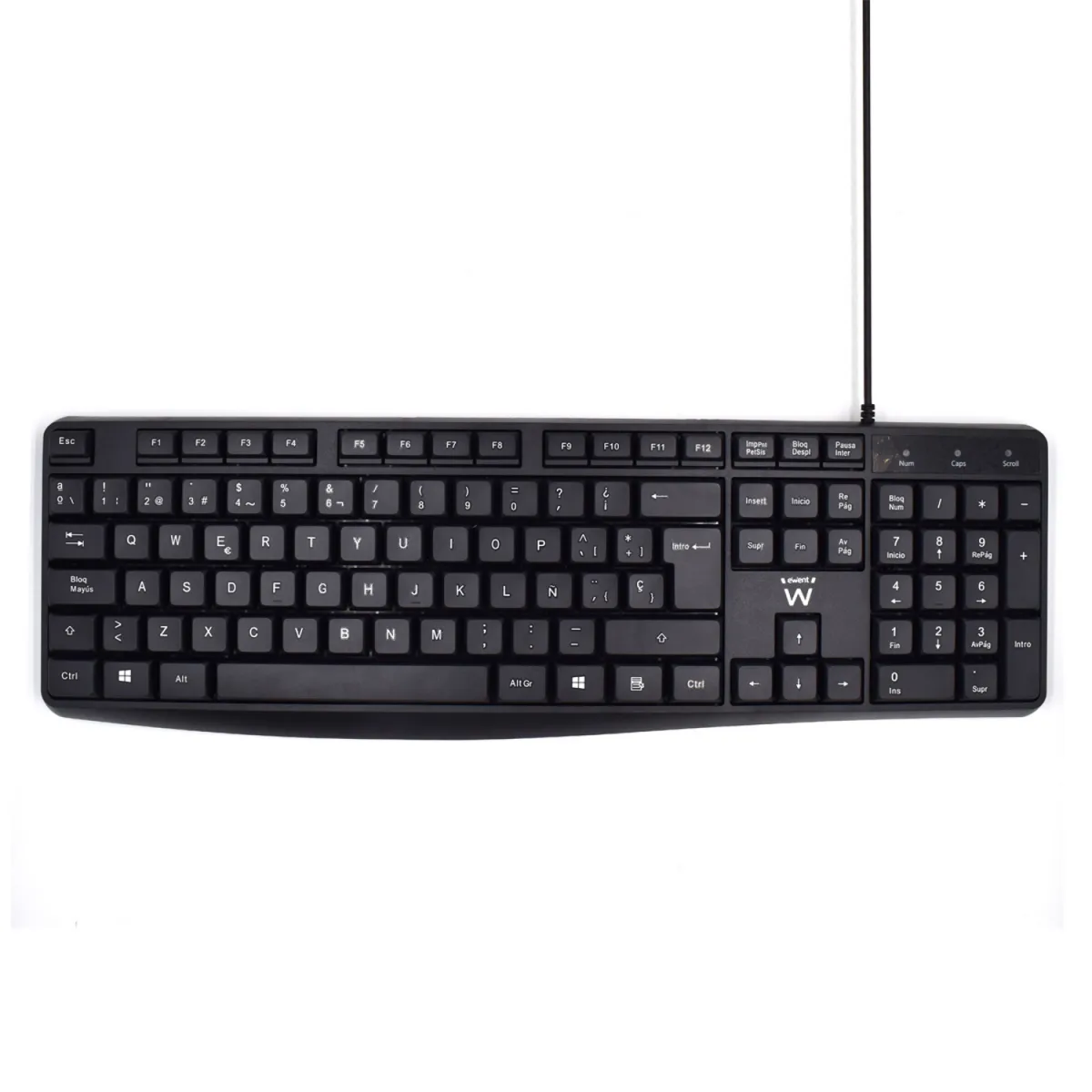 Ewent EW3001 teclado escritura silenciosa USB