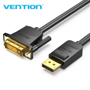 Vention Conversor DisplayPort Macho a DVI Macho 1.5m Color Negro