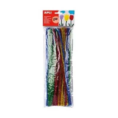 Apli Limpiapipas Pack de 50 Ø 6 mm x 300 mm - Colores Surtidos