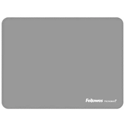 Fellowes Breyta Alfombrilla XL - Antideslizante - Proteccion Antimicrobiana - Bordes Reforzados - Fabricado con Material Reciclado - 21x28x0.25cm - Color Gris