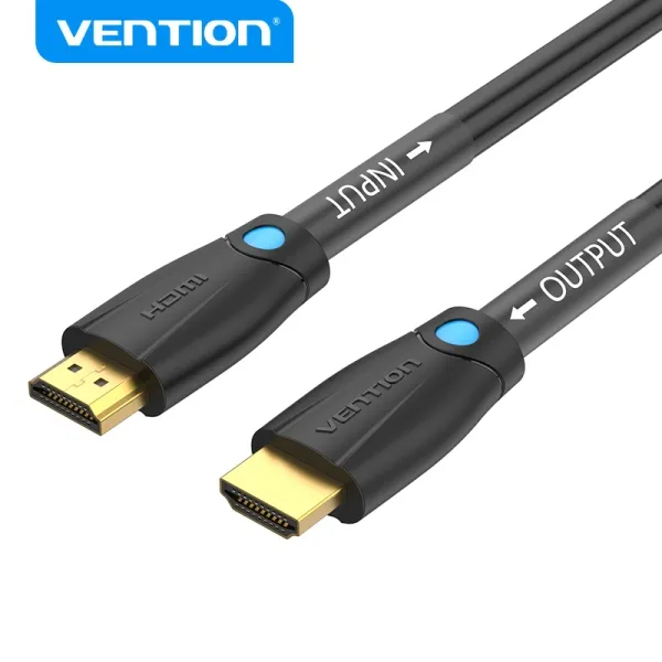 Vention Cable Hdmi - Resolucion 4K - Sonido De Alta Calidad - Extremos Chapados En Oro - Color Negro