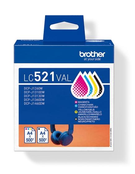 Brother Tinta Bk/C/M/Y Dcp-J1260W/J1310Dw/J1360Dw - Pack 4 Colores