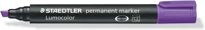 Staedtler Lumocolor 350 Rotulador Permanente Violeta Punta Biselada 2-5mm Tinta Base de Alcohol