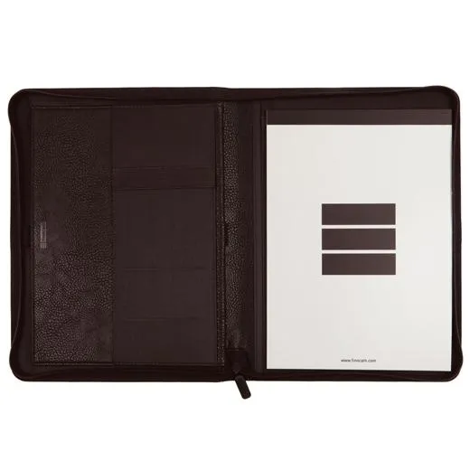 FINOCAM PORTADOCUMENTOS FOCUS CREMALLERA A4 POLIURETANO EFECTO PIEL NEGRO