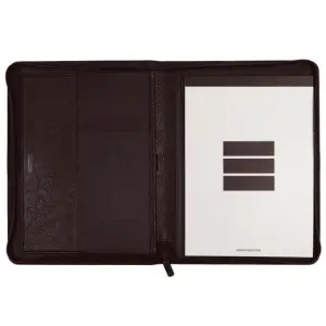 FINOCAM PORTADOCUMENTOS FOCUS CREMALLERA A4 POLIURETANO EFECTO PIEL NEGRO