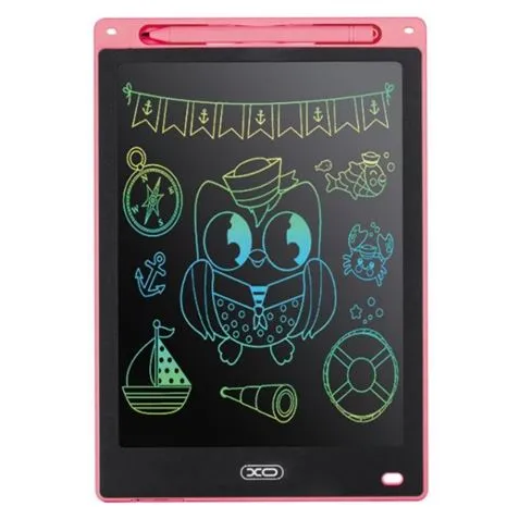 XO Tableta Digital 10" Rosa con Hueco Porta Lápiz y Borrado con un Solo Toque