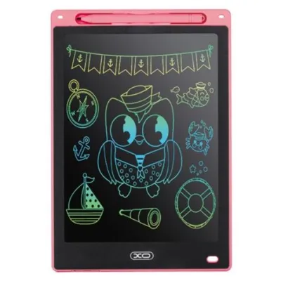 XO Tableta Digital 10" Rosa con Hueco Porta Lápiz y Borrado con un Solo Toque