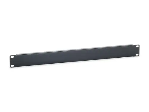 Panel Ciego 1U Armario Rack 19" Color Negro Ral9005