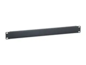 PANEL CIEGO 1U ARMARIO RACK 19" COLOR NEGRO RAL9005