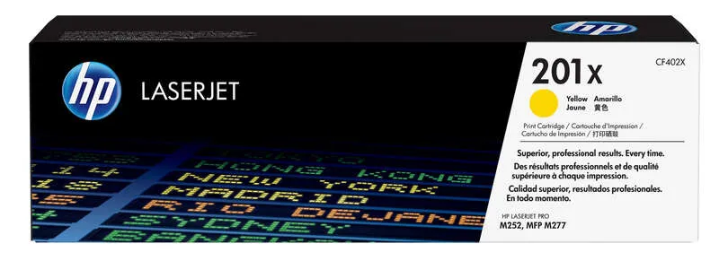 Hp Cf402X Amarillo Cartucho De Toner Original - 201X