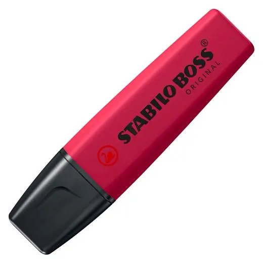 Stabilo Marcador Boss Original Naturecolors Wildflower Edition Rojo Borgoña