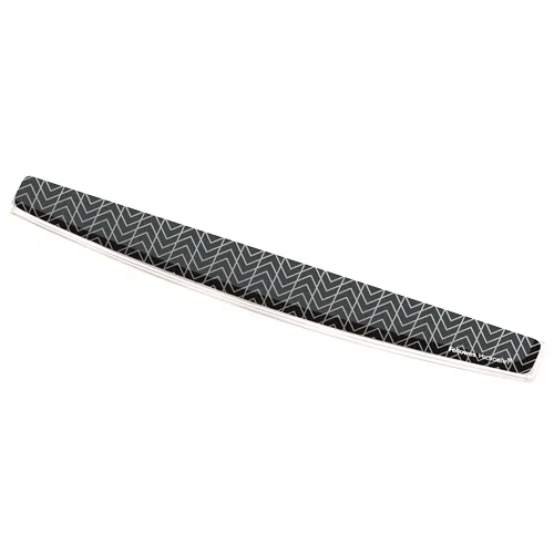 Fellowes Reposamuñecas Para Teclado Blanco y Negro
