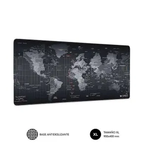 Subblim Alfombrilla Extra Grande 900x400mm Antideslizante Color Negro