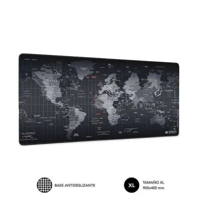 Subblim Alfombrilla Extra Grande 900x400mm Antideslizante Color Negro