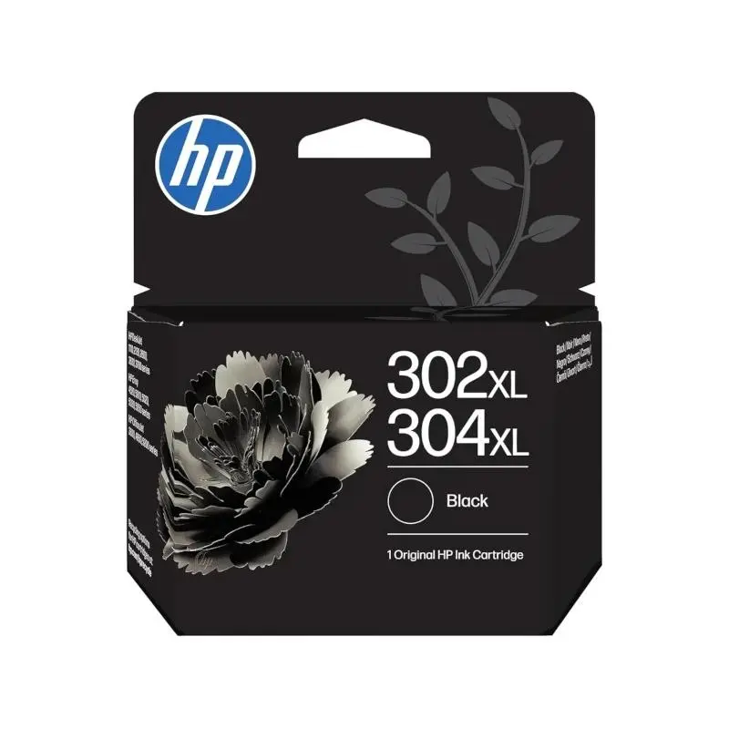 HP Cartucho de Tinta Negro Original 302XL/304XL - B7RT9AE/F6U68AE/N9K08AE