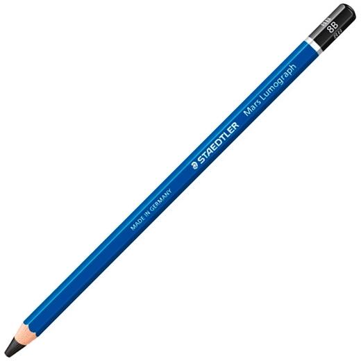 Staedtler Lápiz De Grafito Mars Lumograph 100 8B Caja 12 Ud