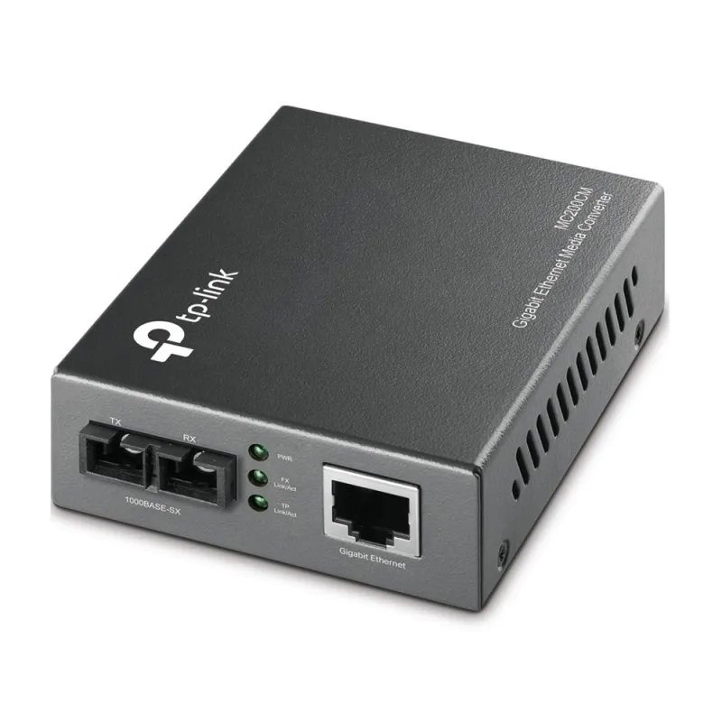 TP-LINK MC200CM Convertidor Fibra RJ45 Giga a Fibra Multimodo SC 1000MB 550M