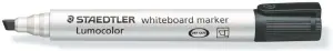 Staedtler Lumocolor 351 Marcador para Pizarra Blanca Punta Biselada 2-5mm Negro Secado Rápido