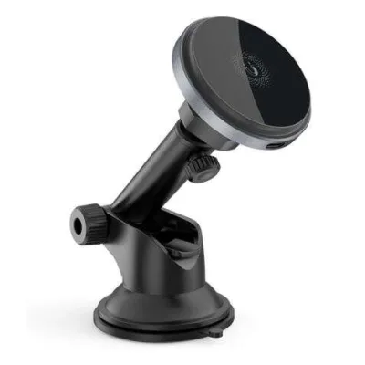 XO Cargador Inalámbrico Magnético 15W con Detección de Objetos Metálicos - Negro