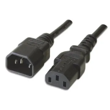 Ewent Cable alimentación VDE C14-C13, M/F, 1.80 m