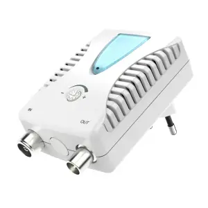 Hama Amplificador de Cable de Banda Ancha CATV 22dB Amplificación 13dB Blanco