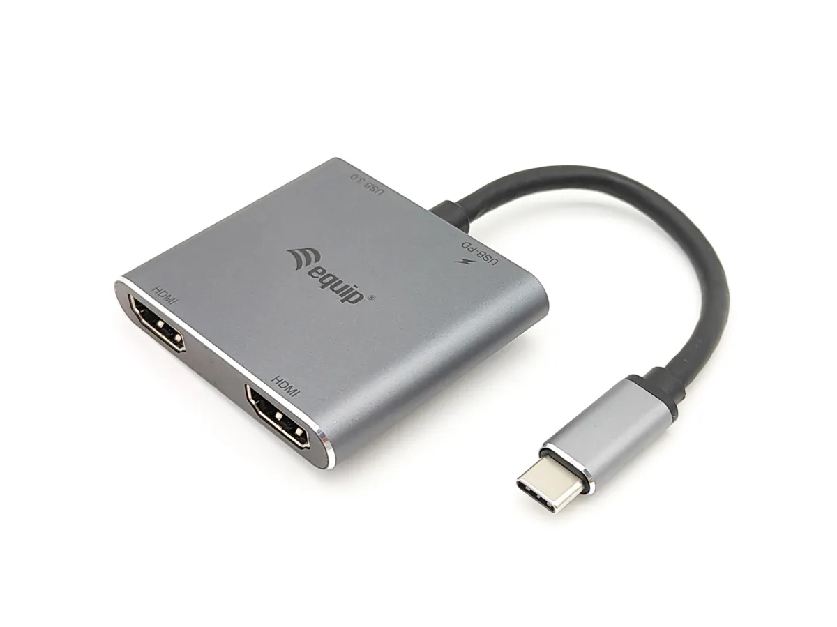 Docking Usb-C Equip 133484: 2Xhdmi 4K Y Usb-C Pd 100W