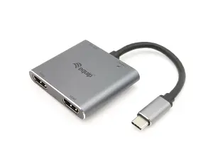 EQUIP Docking USB-C 133484 con 2xHDMI 4K y USB-C PD 100W