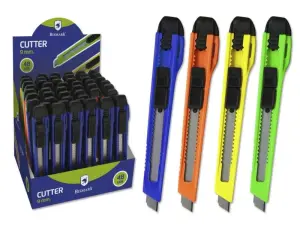 Bismark Cutter Pequeño con Cuchilla de Acero Retráctil y Sistema de Bloqueo