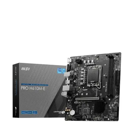 MSI PRO H610M-E Placa Base mATX DDR5 LGA 1700