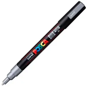 Posca Marcador PC-3M Punta Cónica 0,9 - 1,3 mm Plata